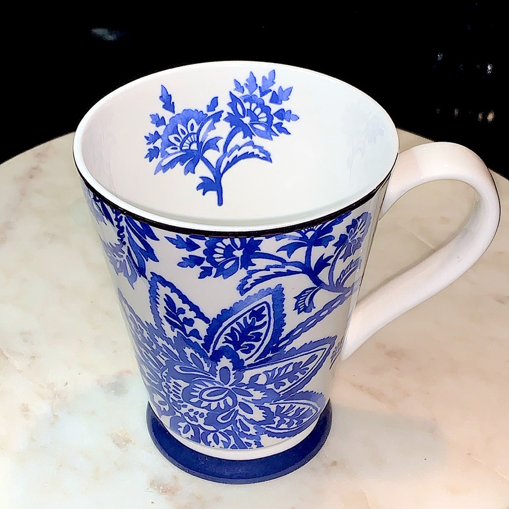 PORTOBELLO BY DESIGN MUG CUP FLORAL PORCELAIN NEW